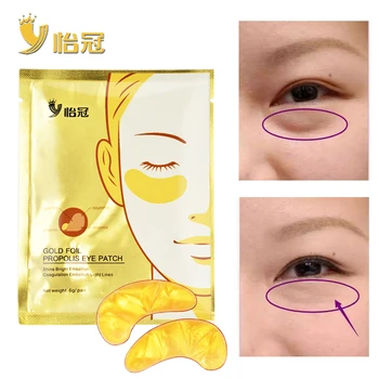 200pcs/100pair Eye Care Behandling & Mask Guld Collagen Crystal Skin Care Eye Patches Mørk Cirkel Taske Under Eye Mask Øjet