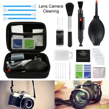 46pcs Kamera Cleaning Kit Passer til DSLR-Lens Digital Camera Lens Cleaner Pen, Pensel Kit til Canon Nikon Sony SLR-Kameraer Lens Cleaner