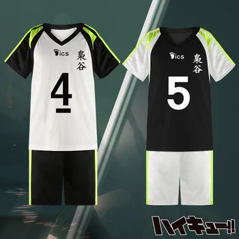Haikyuu!! Fukurodani Academy Akaashi Keiji High School Bokuto Koutarou Volleyball Team Uniform Cosplay Trøjer Top+Shorts S-3XL