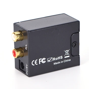 Ny Digital til Analog Audio Converter Adapter Digital Adapter Optisk Coaxial RCA, Toslink Signal til Analog RCA Audio Converter