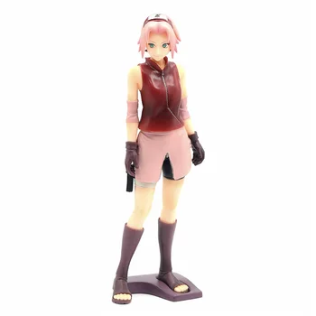 Naruto Anime Malet Figur Kamp, der Kører Version Haruno Sakura Mini Handling PVC Figur Legetøj sexet pige