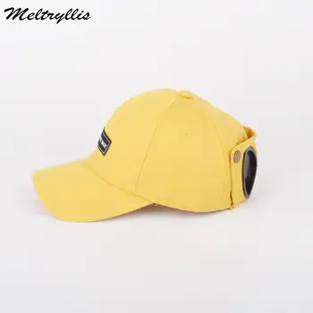 [Meltryllis]Korean Style Foråret Voksen-Brillerne Hat Pilot Solbriller Baseball Cap Mænd Kvinder Ins Cool Casquette Fashion Caps