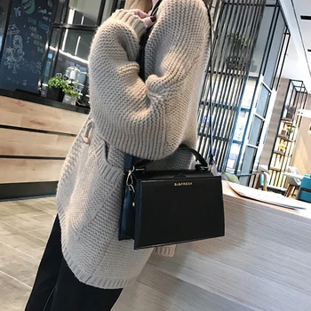 Smart PU Lille Torv Bag Kvinder Håndtaske Mode Mørk Farve Skulder Messenger Tasker Dame Crossbody Tasker koreansk Stil Kobling