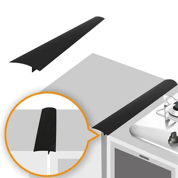 Køkken Komfur Counter Dække T-formet Strip Vandtæt Silikone Komfur GapCaulk Tape Fyldstof Af SEC88