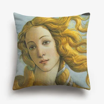 Venus Beethoven, Mozart Mona Lisa Portræt Pudebetræk Europæiske Retro Vintage-Malerier Dekorative Pudebetræk Pudebetræk