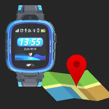 PRIXTON G300 Blå-børn GPS ur/børn Digitalt ur med GPS, SOS-knappen, SIM-slot, der giver mulighed for opkald og beskeder