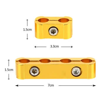 3PCS Universal Tændrør Ledninger Separator Divider Arrangør Divider Klemme Kit 8 mm 9 mm 10 mm Diameter Auto Tilbehør