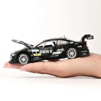 1: 32M3 DTM-model toy metal legering sportsvogn toy åbner døren med lyd og lys til at køre tilbage af den bil model gave