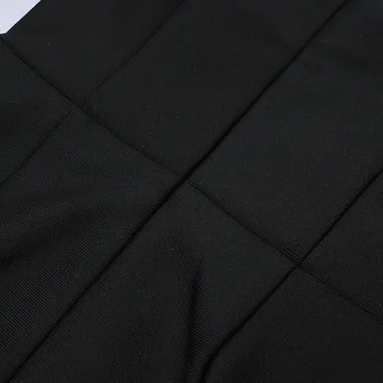 Ocstrade Bane 2020 Nyankomne Sorte Bandage Buksedragt Kvinder Efterår Og Vinter Elegant Buksedragt Bodycon Jumpsuits Part Clubwears