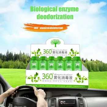 100 ml Automotive Desinfektionsmiddel Luftrensning Effekt Miljømæssige luftrensning Væsken Formaldehyd Fjernelse beskytte borgerne og erhverv Atom Q8A1