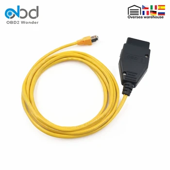 ESYS ENET Data Kabel Til BWM E-SYS ICOM Kodning Ethernet at OBD-Interface Bil Diagnostisk Kabel Til BMW F-serien ENET Data Værktøj