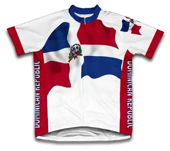 Den dominikanske Republik Flag Cykling Trøjer Sommer Kort Ærmet Cykel Bære Cykel maillot åndbar MTB Kort ærmet cykel tøj