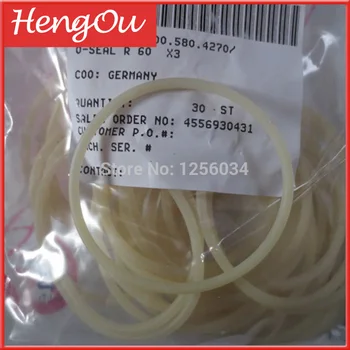 12 stykker Kina post-gratis fragt O-ringen R 60x3 offset SM52 PM52 papir levering gummi ring 00.580.4270