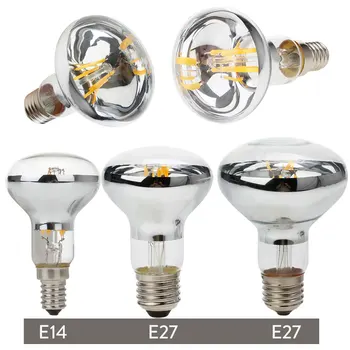 Vintage Edison-Lampe Pære Home Retro Dekoration Glødelamper R50 E14 R63 R80 Reflektor Spotlight Skrue Lys 4W 5W 6W Indretning Hjem