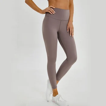Nepoagym UDFORSKE XXS Til XL-Plus-Size Kvinder Yoga Leggings med Høj Talje Sport Leggings Nøgen Føler Yoga Bukser