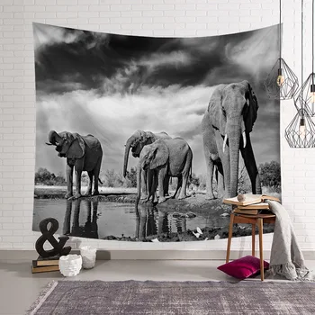 Væggen Hænger Tapetet BeddingOutlet Elefant Tæppe-Tæppet Hippie Boheme Hjem Indretning Sengetæppe Ark udskrive 3D Sjove Tæppe