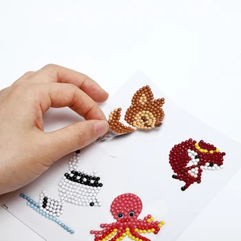 5D DIY Diamant Maleri Klistermærker Kits for Børn og Voksne Begyndere Stick Maling med Diamanter af Numre, der er Let at DIY Søde Dyr