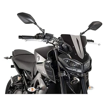 Motorcykel Forruden Windsn Wind Shield Sn Monteringsbeslag for 2017-2019 Yamaha MT-09 FZ-09 FZ MT 09 MT09 FZ09 2018(Bl