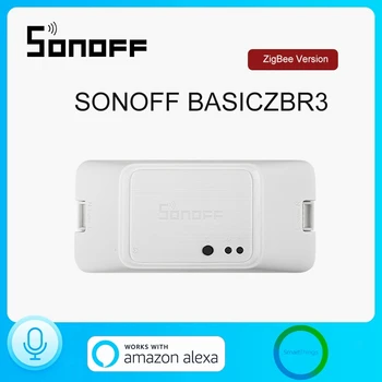 SONOFF BASICZBR3 Zigbee DIY Smart Switch Trådløs Fjernbetjening Modul Skifter Arbejder Med Alexa SmartThings Hub For Smart Home