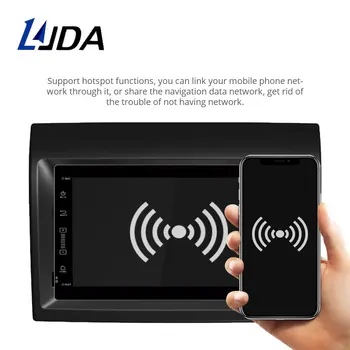 LJDA Android 10 Car Multimedia Afspiller Til Fiat Ducato Citroen Jumper Peugeot Boxer GPS Stereo 1Din Bil Radio 4G+64G Stereo WIFI