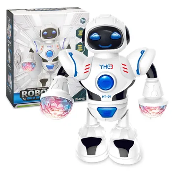 El-Dansende Robot Legetøj med LED-belysning Musik, Swing Robot Børns Uddannelsesmæssige Legetøj Musikalske Børn Gave