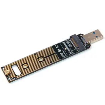 M. 2 NVME SSD til USB-3.1-Adapter med Høj hastighed Hentning og Backup af Data PCI-E til USB Type A 3.0 Intern Converter Kort