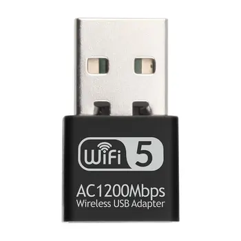 Usb Dual Band Wireless Ac Adapter netværkskort 1200Mbps 2,4 ghz 5,8 ghz netkort Understøtter Wifi-Adapter