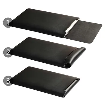 Ny Laptop Sleeve pu Læder taske til Macbook air 11 12 13 dække Retina Pro Touch Bar 13 15.4 For xiaomi 12.5 15.6 Notebook case
