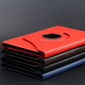 Ny 360 Roterende PU Læder Flip Cover Til Samsung Galaxy Tab et 8,0 T350 Tilfælde SM-T355 Tablet, e-Bøger, Står Folde Folio Tilfælde