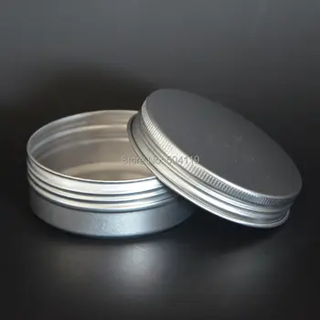 60g Aluminium Kosmetiske Krukke Creme Tom Flaske Fløde Containere Krukker Aluminium Pill Box Lille Aluminium Pille Beholdere F