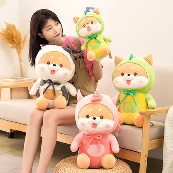 Hot Nye Ankomst 30/45cm Shiba Inu Plys Legetøj Bløde tøjdyr Chai Dog Dukke Toy For Børne Pude Cosplay Pige Dog Valentine Gif