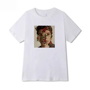 Sjove Trykte T-Shirts Mandlige og kvindelige Harajuku Mode Shawn Mendes T-shirt Grafisk Sjove Print Tshirt Sommer Top Tees