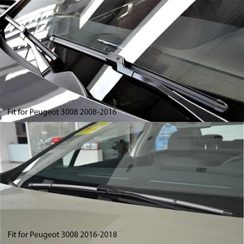 EALEN For Peugeot 3008 MK1 MK2 2018 2017 -2008 Oprindelige erstatte Tilbehør, 1 sæt Gummi Bil Foran Viskerblad Kit