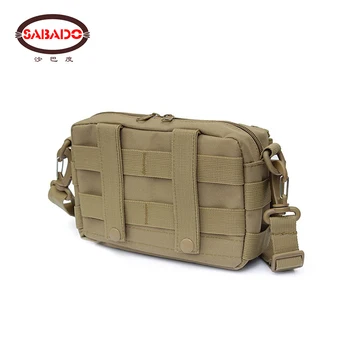 600D camouflage vandtæt komfortable talje taske Sikkerhed Strop Skrå Skulder taske vandring Håndtaske Brystet Tasker