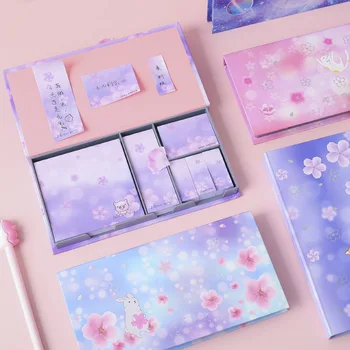 Fromthenon koreanske Cherry Blossom Skysticky Noter, der er Angivet Kawaii Memo Pad Indlæg det Mærkat Planner Kontor Indretning Skole Papirvarer
