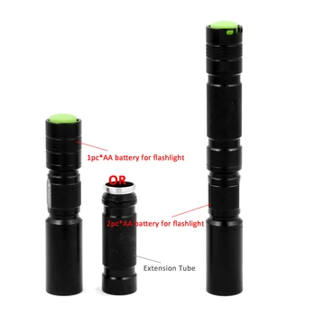 Nye C3 Mini Bærbare Led Lommelygte AA EDC Lomme Lys Cree XP-G2 Portable Light Penlight Vandtæt Lygte(2xAA)