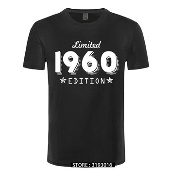 1960 Limited Edition Guld Design Mænds Sort T-SHIRT Cool Casual stolthed t-shirt mænd Unisex Nye Mode tshirt Løs Størrelse