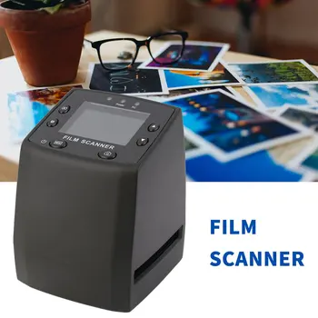 Film Scanner Opløsning Scanner Digital Konverterer USB-Negativer, Dias, Foto Scanning Bærbare Digitale Film Converter 2,4 Tommer LED
