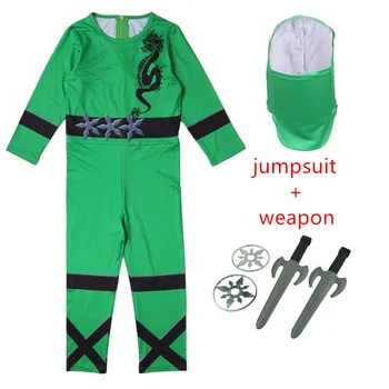 Drenge Ninjago Kostumer Påske Tøj Jul Superhelt Cosplay Ninja Kostume, Piger Halloween Party Nye År Kids Tøj
