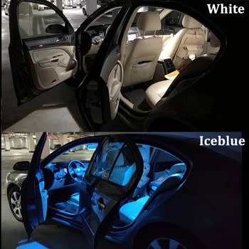15Pcs LED-Lampe Bil Pærer Interior Package Kit Til Toyota Land Cruiser 1998-2007 Kort Dome Døren Lys bil T10 guirlande tilbehør