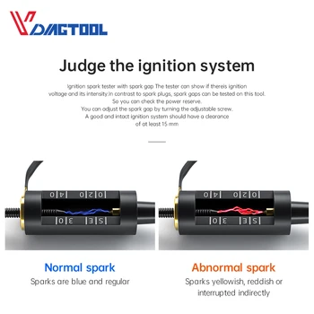 Vdiagtool Auto tændrøret Tester Wire spole Høj Energi Tænding System I Overensstemmelse Bil Kredsløb Diagnostisk Test, Reparation Værktøjer