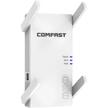 10STK AC2100 2100Mbps dual band gigabit Wifi Repeater router 5Ghz Lang Wi-fi Range Extender Booster AP med 4 high gain antenns