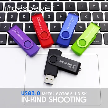 USB3.0 Flash-drev 128 GB 64GB pendrive Memoria usb nøgle 16GB 32GB flash usb 3.0 flash drev cle Pen-drev med Høj hastighed nøglering