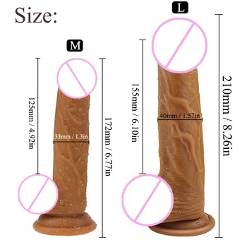 FLXUR Penis Realistisk Dildo For Kvinder Bløde Fleksible sugekop Kvindelige Masturbator Vagina Voksen Erotisk Sex Toy Produkt Cock