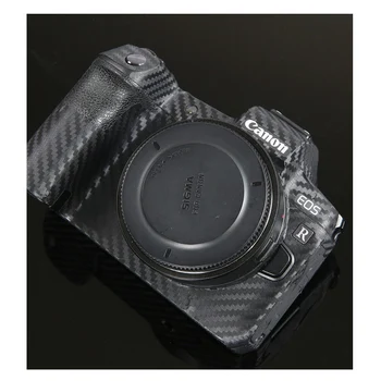 Anti-Ridse kamerahuset Dække Huden Carbon Fiber Film Kit Til Canon EOS R RP-R-S R5 R6 Mærkat Beskyttende skal DIY dekoration