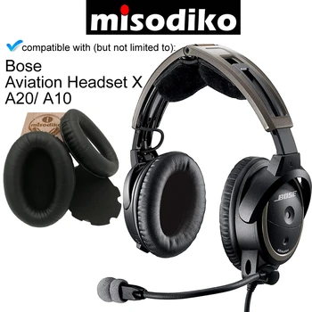 Misodiko Udskiftning Øre Pads Pude - Sæt- for Bose Aviation Headset X A10, A20, Hovedtelefoner Reservedele Ørepuder med ørebøffer