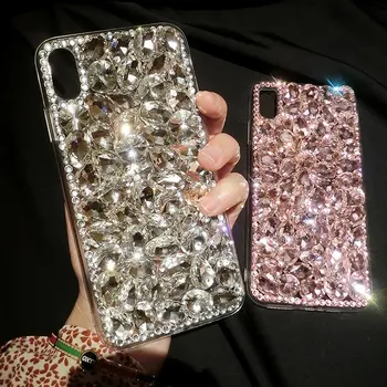 Bling etui Til Samsung Galaxy J3 J5 J7 A3 A5 A7 2016 2017 EU-S20 S20P S20UlTAR Mode Rhinestone Diamant Glitter Cover