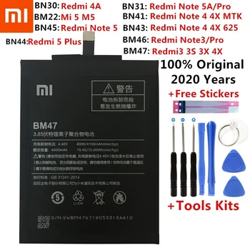 Xiao Mi Oprindelige Telefonens Batteri Til Xiaomi Redmi Note 3 5 pro-3S-3X 4 4X 4A 5A 5 Plus Mi 5 Mi5 M5 Prime S2-Udskiftning af Batterier