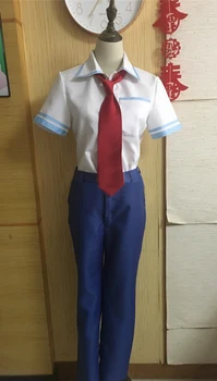 Ny Animationsfilm Sarazanmai Yasaka Kazuki Cosplay Kostume Voksen Unisex High School Uniformer Custom Made