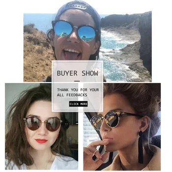 Polariserede Solbriller Kvinder 2021 Cool Runde Solbriller Mode Kørsel Brillerne Dame Luksus Mærke Beskyttelsesbriller Sort Pink Oculos